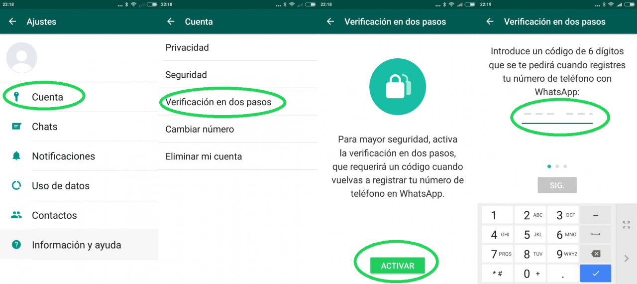 Cómo mejorar la seguridad de tu WhatsApp en cinco sencillos pasos