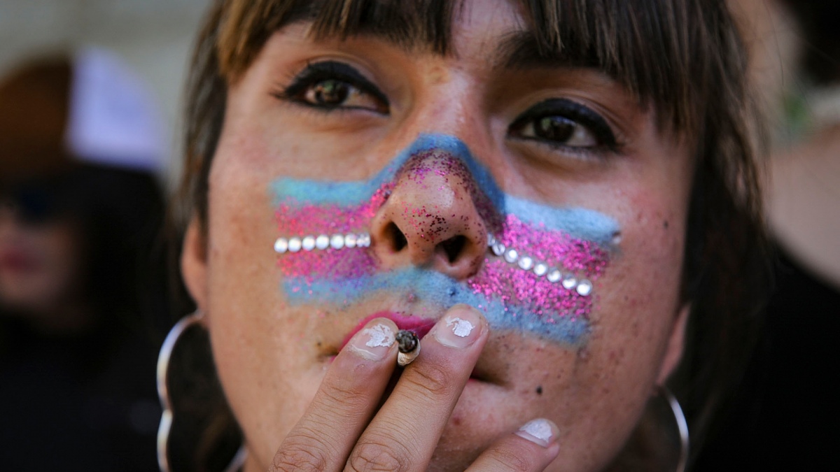 La marcha del Orgullo Trans Villero tuvo su cuarta edición