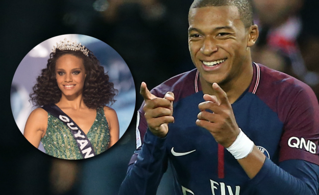 Kylian Mbappé y Alicia Aylies