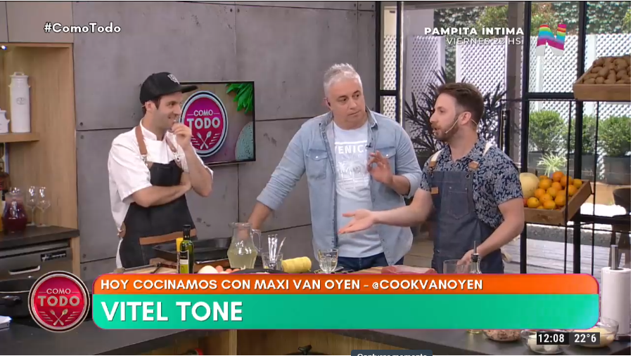 Max Van Oyen prepara Vitel Toné
