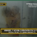 Anabel y Kevin en la ducha