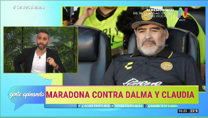 Diego Maradona. Separación de Rocío Oliva