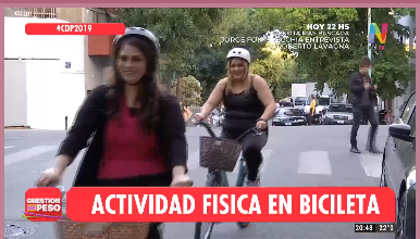 Actividad física en bicicleta