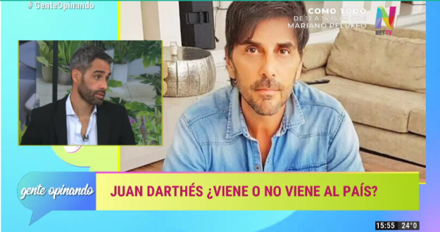 Juan Darthés viene o no a Argentina