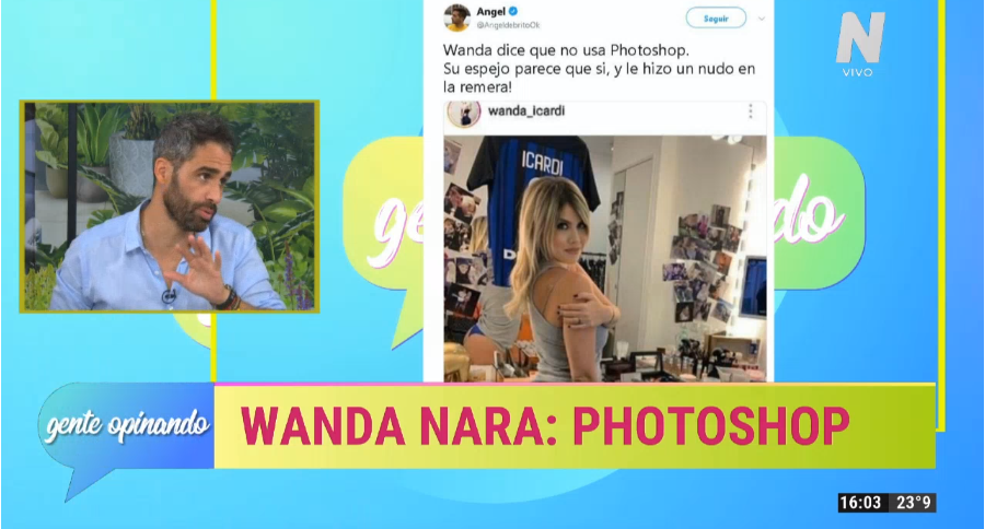 Photoshop Wanda Nara
