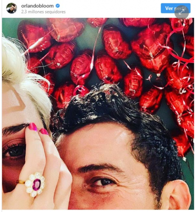 El extra o anillo de compromiso de Katy Perry y Orlando Bloom