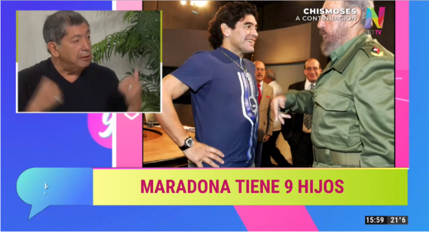 Lito Pinto acerca de Maradona
