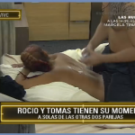 Masaje de Tomás a Rocío