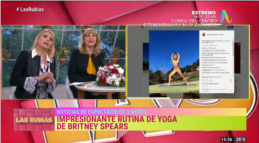 Rutina yoga Britney Spears