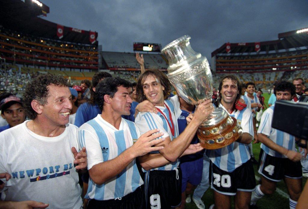 El once ideal histórico de la Copa América, sin Messi y con Maradona