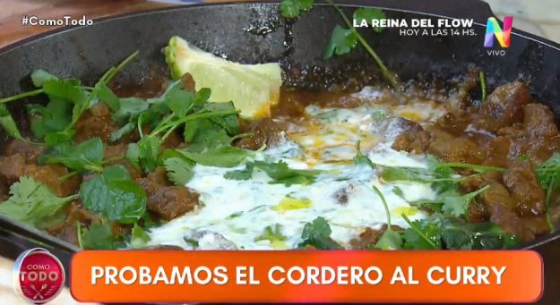 cordero al curry