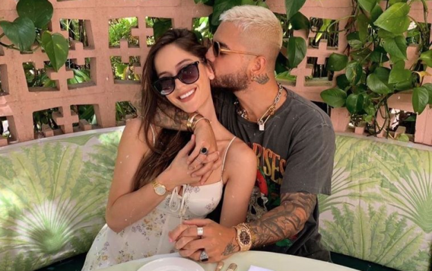 Maluma y Natalia Barulich