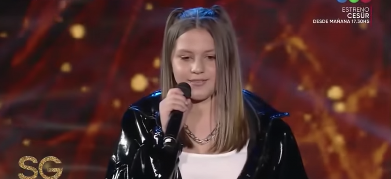 La Hija De Karina La Princesita Y El Polaco Sorprendi En Su Debut Como Cantante