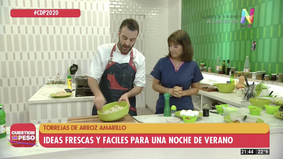 Torrejas de arroz amarillo