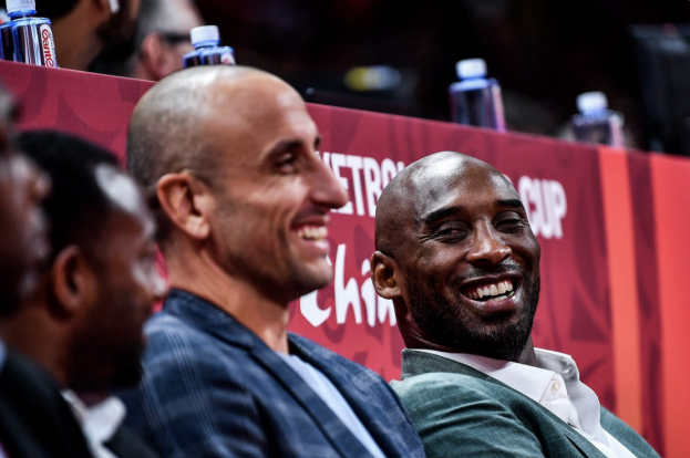 Kobe Bryant y Manu Ginobili en Mundial China 2019