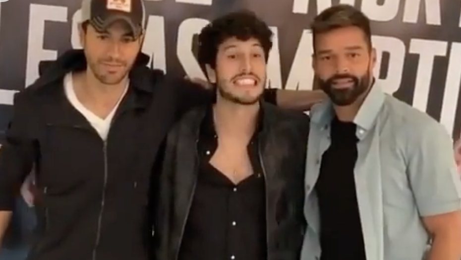 Ricky Martim, Enrique Iglesias y Sebastián Yatra