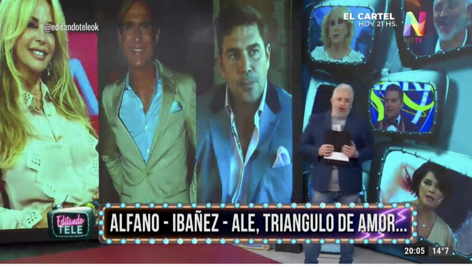 Alfano, Ibañez, Alé en Editando Tele