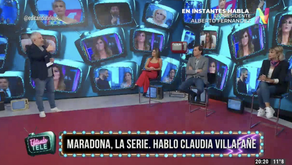 Serie sobre Maradona en Editando Tele