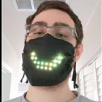 tapabocas led
