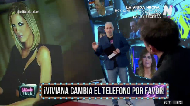 Viviana Canosa Editando Tele