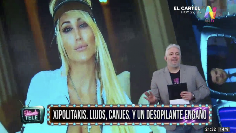 Vicky Xipolitakis Editando Tele