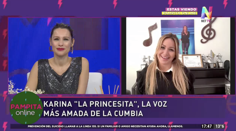 Karina La Princesita en Pampita Online