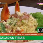 ensaladas tibias en Como todo express