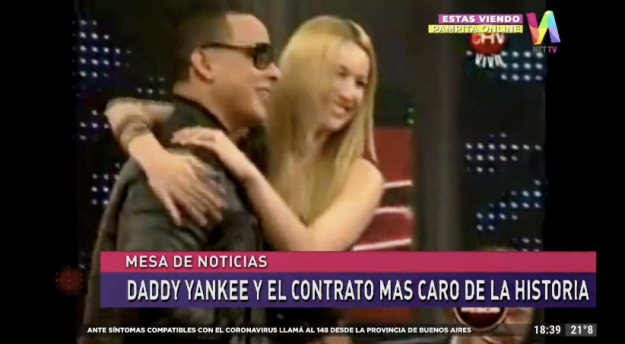 Pampita y Daddy Yankee