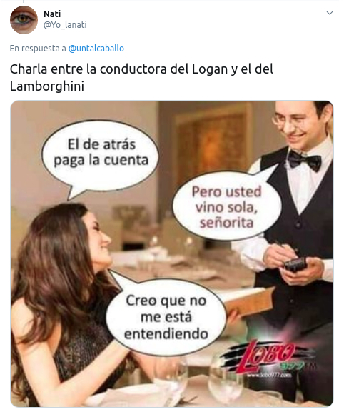 Un Renault Logan chocó a un Lamborghini y los memes estallaron