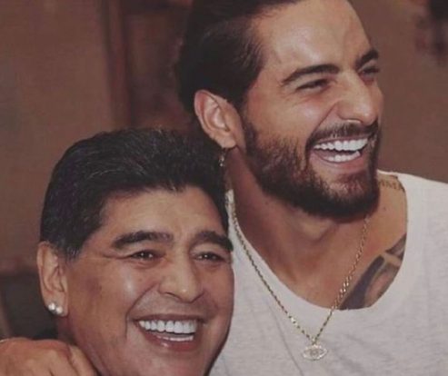 Maluma y Diego Maradona