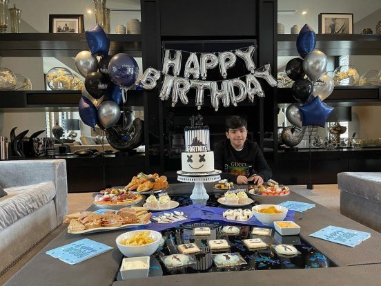 Mirá la sorpresa de cumpleaños de Kun Agüero para su hijo Benjamín