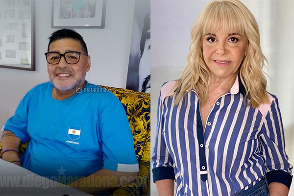 Diego Maradona y Claudia Villafañe