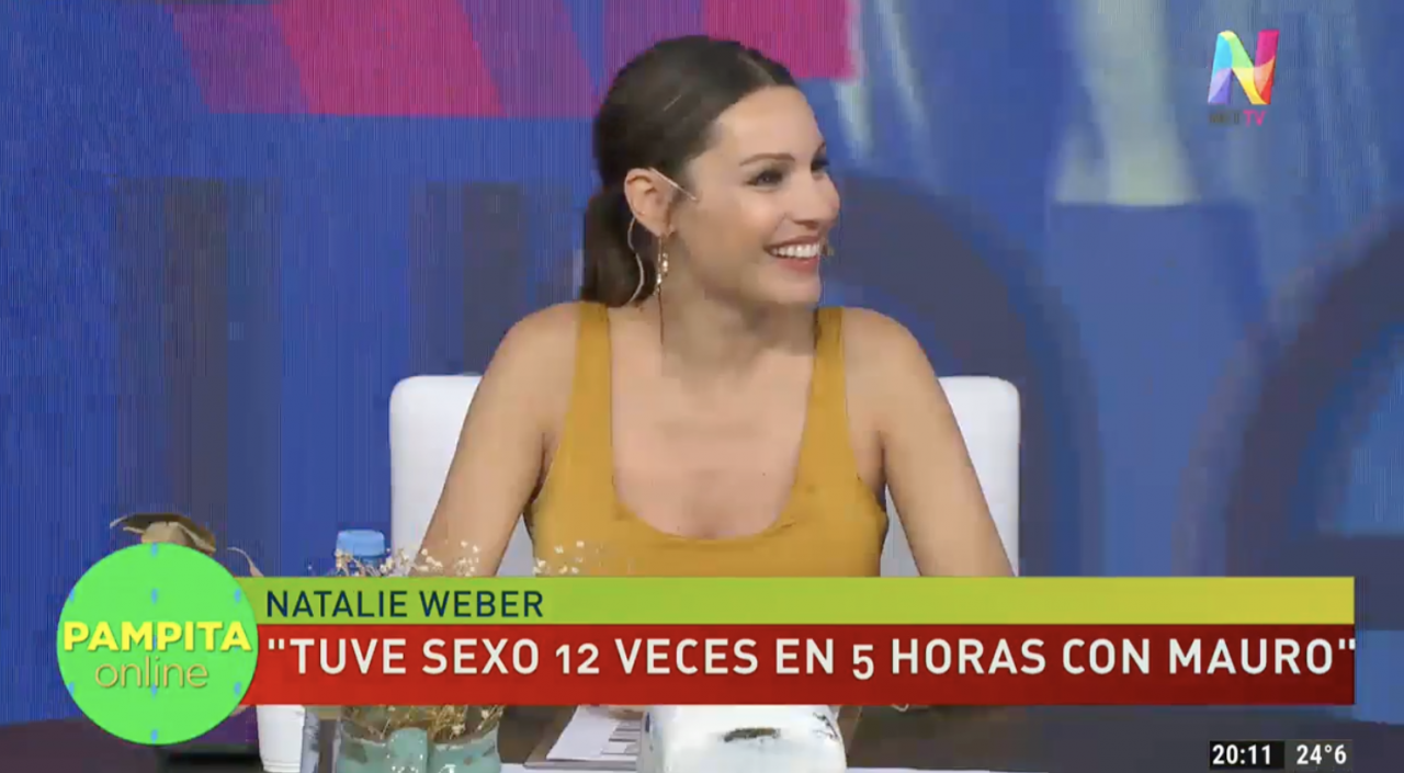 Pampita compared her sexual frequency with that of other celebrities