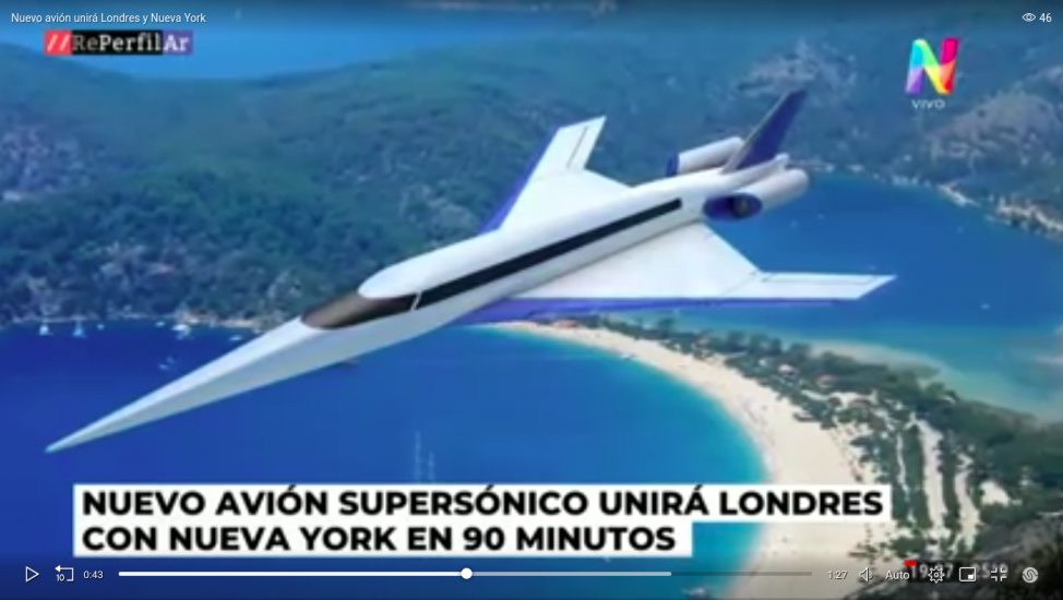 avion supersónico
