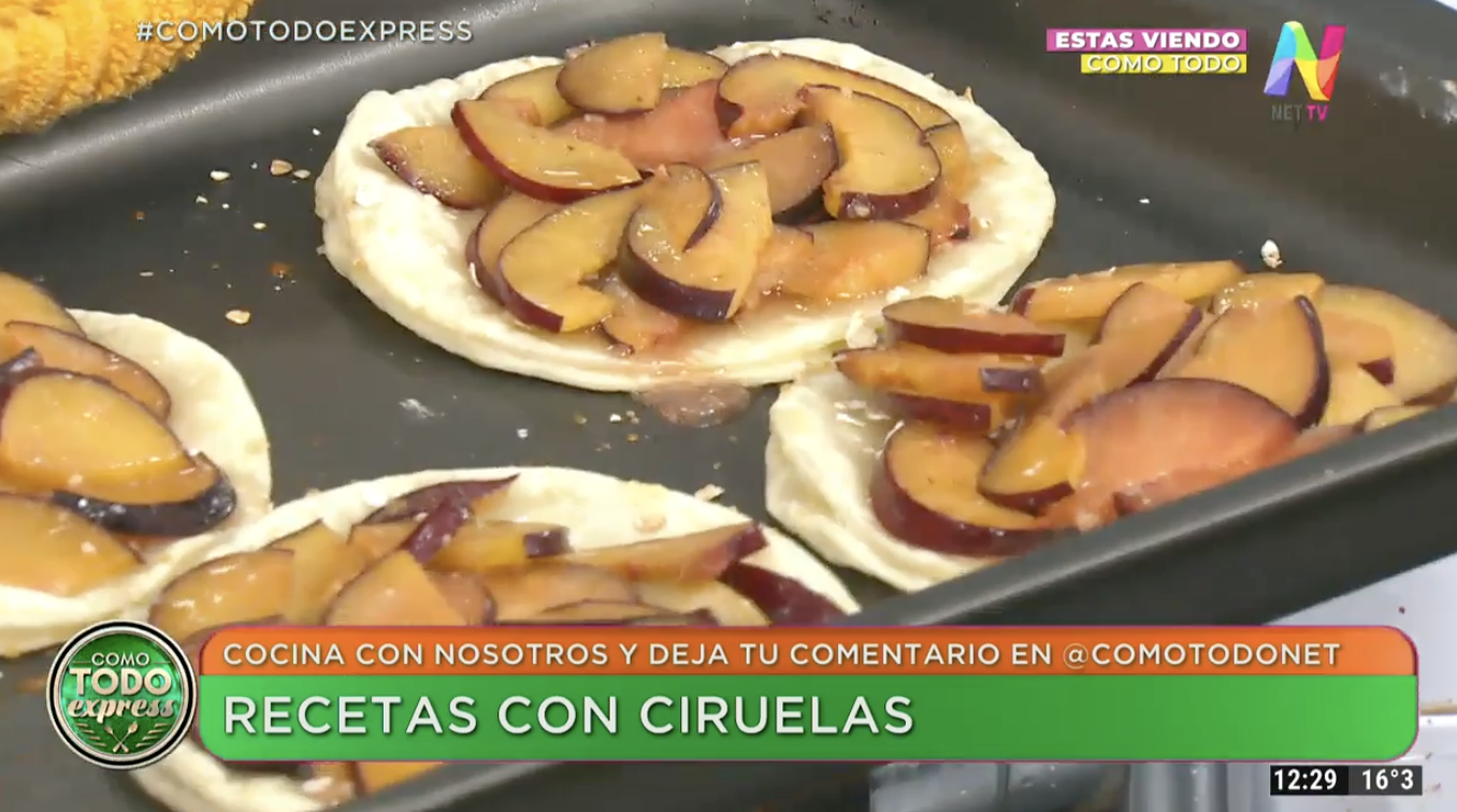 Tartaletas de ciruela