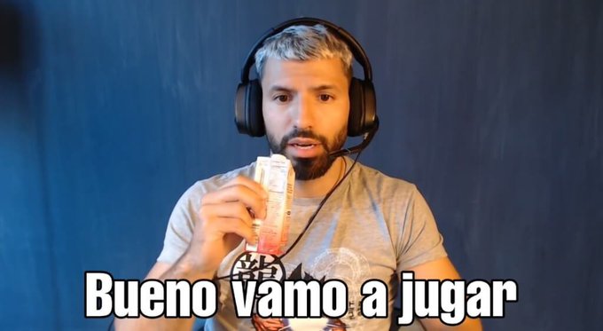El Kun Agüero jugó 15 minutos y revolucionó las redes