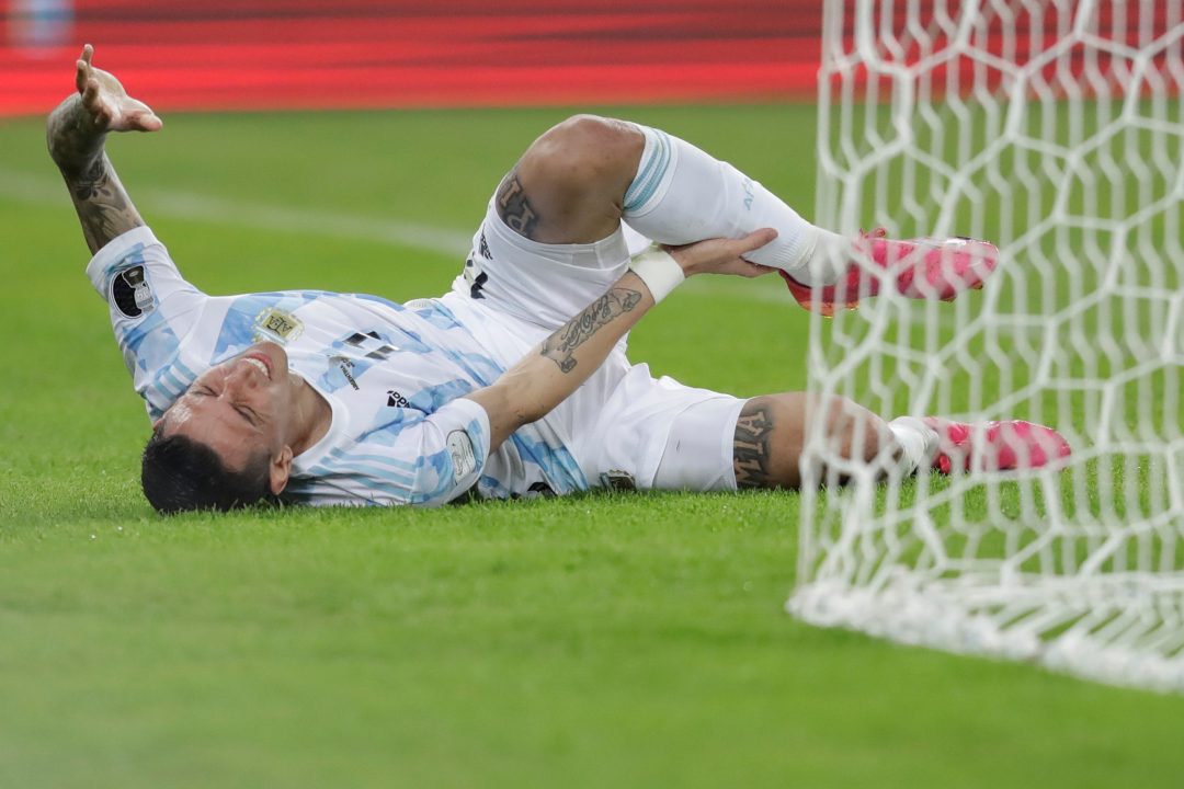 Así quedó el tobillo de Ángel Di María tras su brutal ...