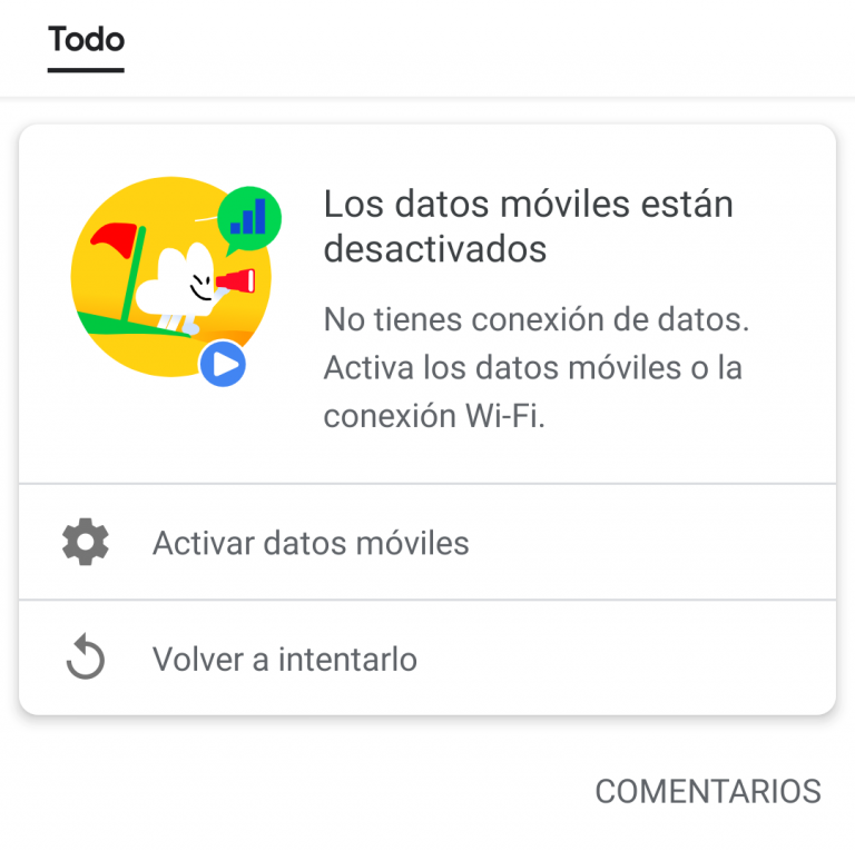 Descubrí el juego oculto de Google cuando te quedás sin datos móviles ...