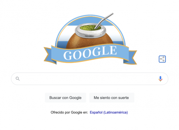 Doodle de Google Día de la Independencia