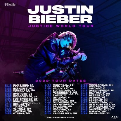  Justin Bieber, gira en EEUU