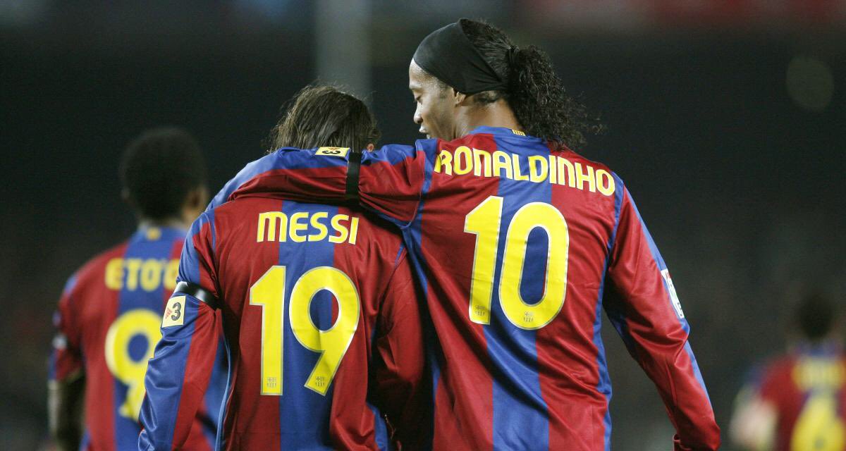 El Emotivo Reencuentro Entre Lionel Messi Y Ronaldinho