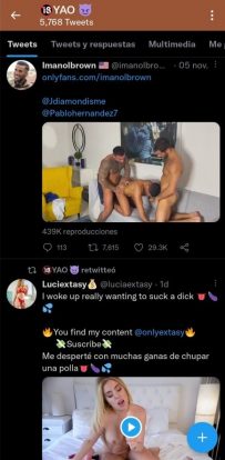 Yao Cabrera revolucionó Twitter por compartir contenido sexual