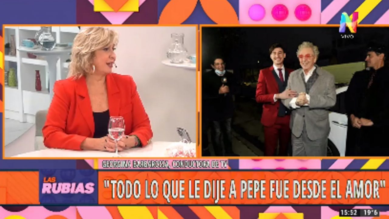 Georgina Barbarossa, arrepentida tras el casamiento de Pepe Cibrián: “Le  pedí disculpas”