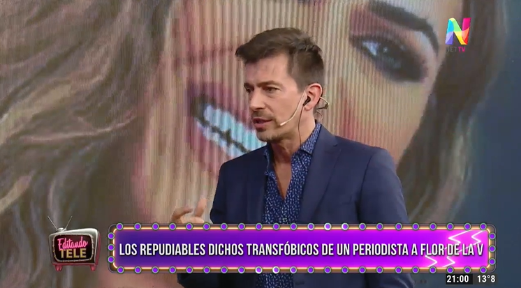 Las Repudiables Declaraciones Transfóbicas De Un Periodista Cordobés Contra Flor De La V 6643