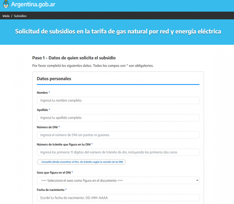 Subsidio Gas Natural Paso A Paso Y Tutorial Para Completar El Formulario 6538
