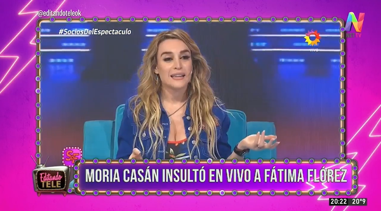 Moria Casán Insultó A Fátima Flórez Por Su Imitación