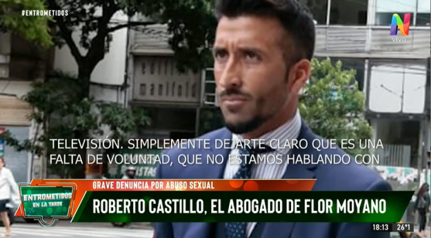 Roberto Castillo reveló como está la situación judicial de Juani Martino  tras la denuncia de Flor Moyano