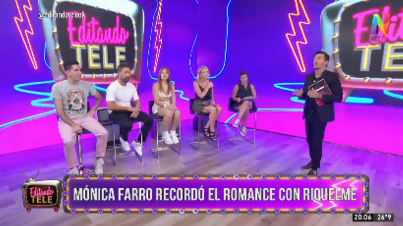 Mónica Farro grabó su romance con Riquelme