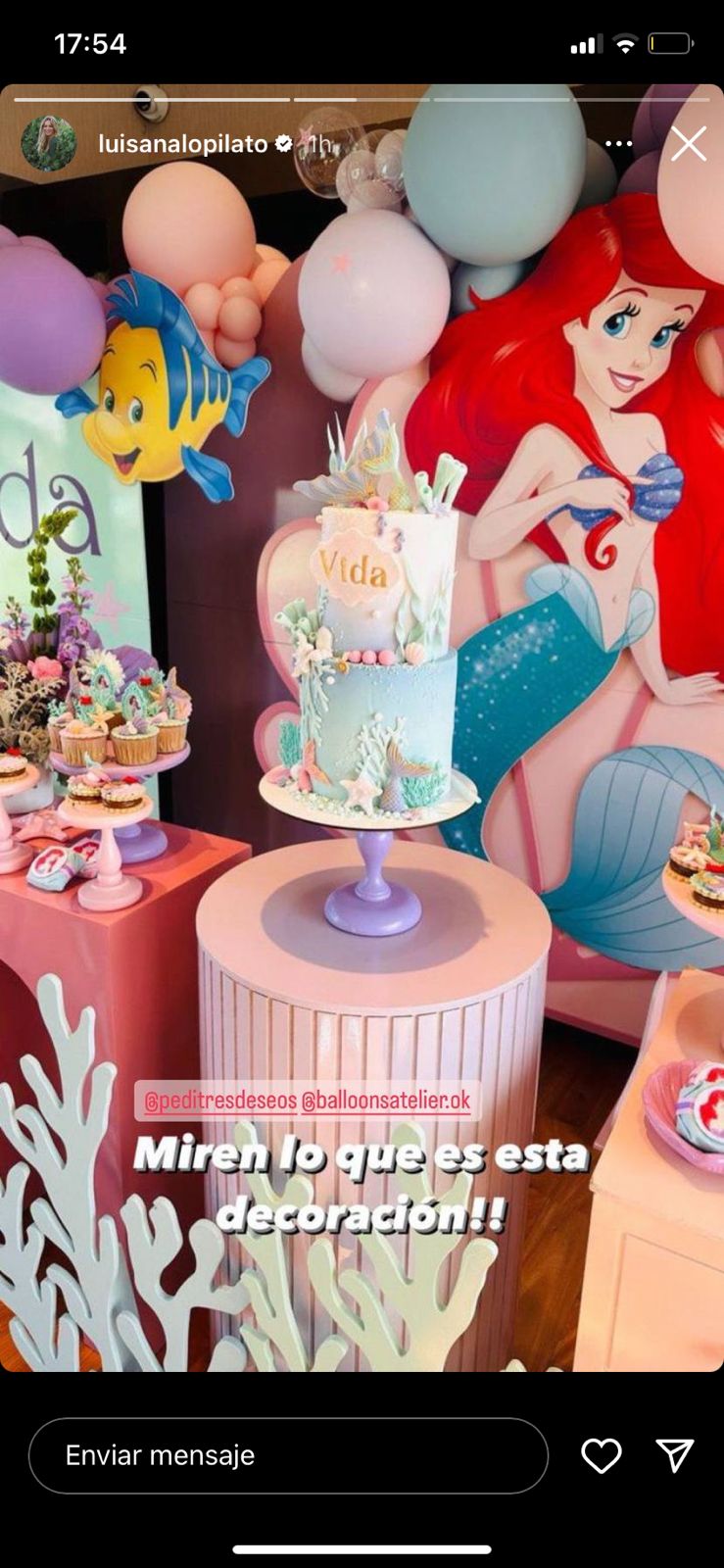 El Fabuloso Festejo De Cumpleaños De La Hija De Luisana Lopilato