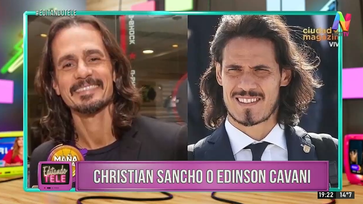 Christian Sancho Fue Tendencia Por Su Parecido A Edinson Cavani